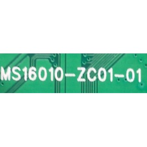 MAIN PARA TV HITACHI·ROKU TV / NUMERO DE PARTE MS16010-ZC01-01 / 515C16010M07 / 1010311779-00594 / E022M394-C1 / PANEL CC500PV1D02 / DISPLAY CC495PU1L11 / MODELO 50RC6 / ((NOTA IMPORTANTE:CHECAR QUE EL PANEL Y MODELO CORRESPONDA CON SU TELEVISION))